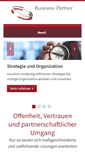 Mobile Screenshot of business-partner.de