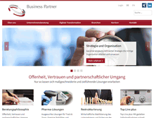 Tablet Screenshot of business-partner.de